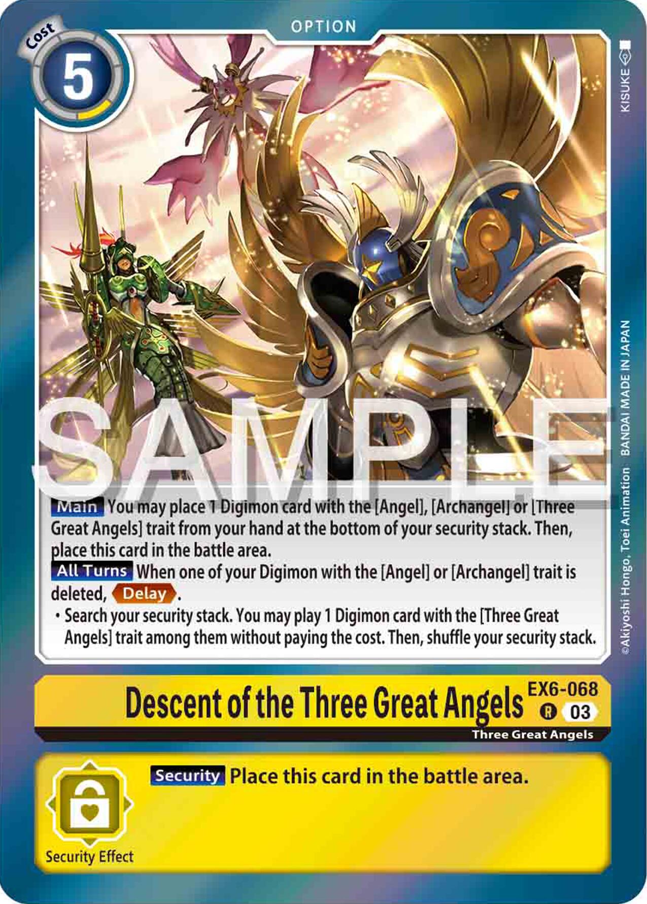Descent of the Three Great Angels [EX6-068] [Infernal Ascension] | Devastation Store