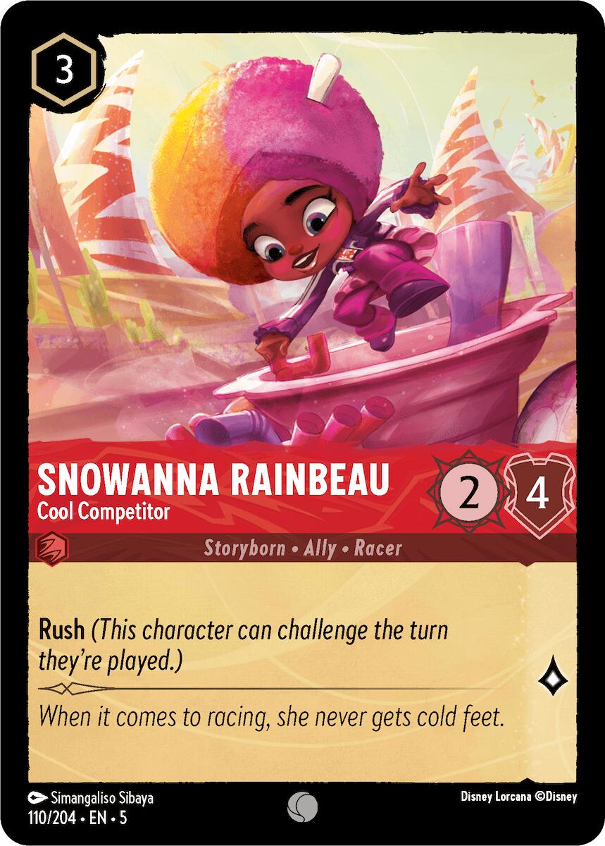 Snowanna Rainbeau - Cool Competitor (110/204) [Shimmering Skies] | Devastation Store