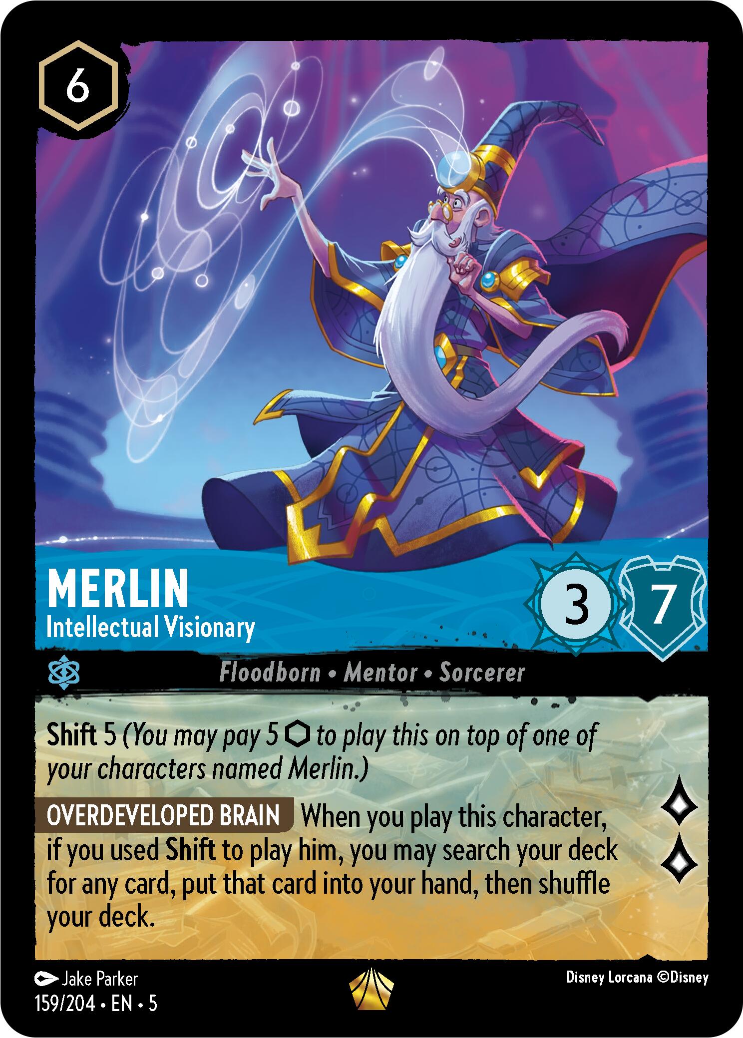 Merlin - Intellectual Visionary (159/204) [Shimmering Skies] | Devastation Store