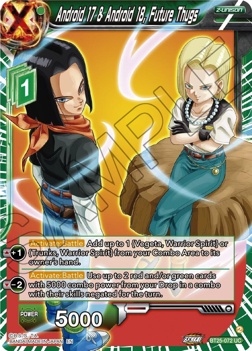 Android 17 & Android 18, Future Thugs (BT25-072) [Legend of the Dragon Balls] | Devastation Store