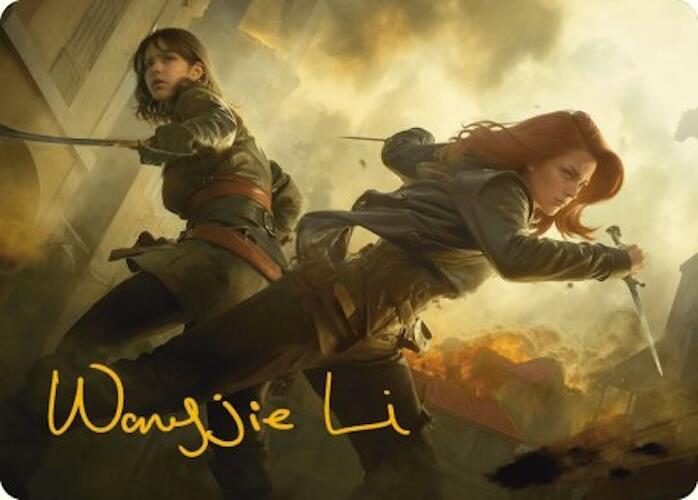 Mary Read and Anne Bonny Art Card (Gold-Stamped Signature) [Assassin's Creed Art Series] | Devastation Store