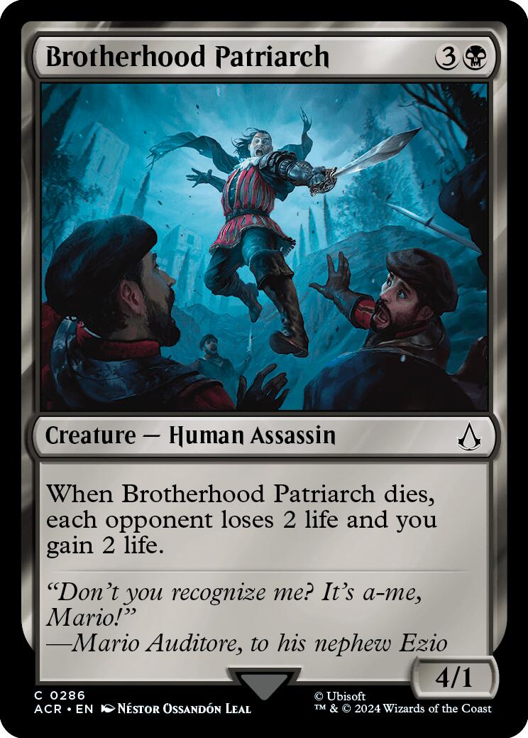 Brotherhood Patriarch [Assassin's Creed] | Devastation Store