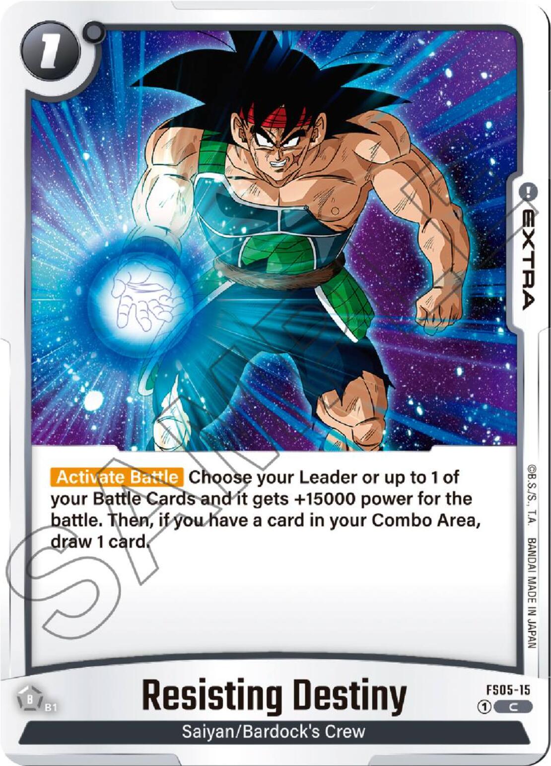 Resisting Destiny [Starter Deck 5: Bardock] | Devastation Store
