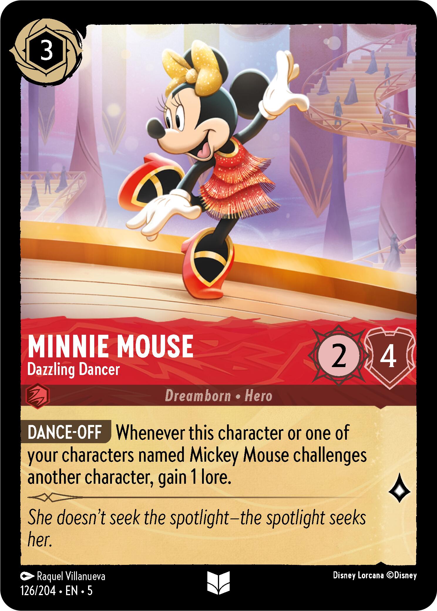 Minnie Mouse - Dazzling Dancer (126/204) [Shimmering Skies] | Devastation Store