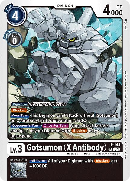 Gotsumon (X Antibody) [P-144] (Store Tournament 2024 Jul. – Sep. Participation Pack) [Promotional Cards] | Devastation Store
