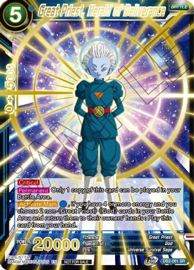 Great Priest, Herald of Deliverance (Alternate Art) (DB2-061) [Tournament Promotion Cards] | Devastation Store