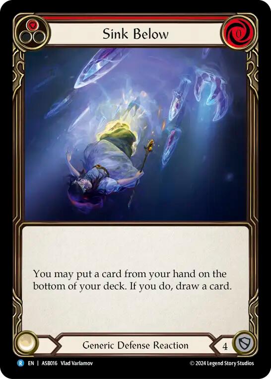Sink Below (Red) [ASB016] (Armory Deck: Boltyn) | Devastation Store