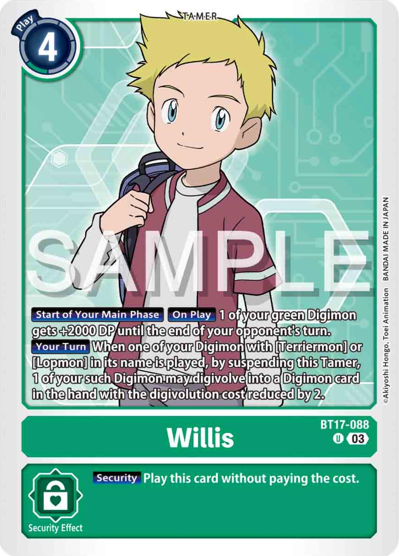 Willis [BT17-088] [Secret Crisis] | Devastation Store