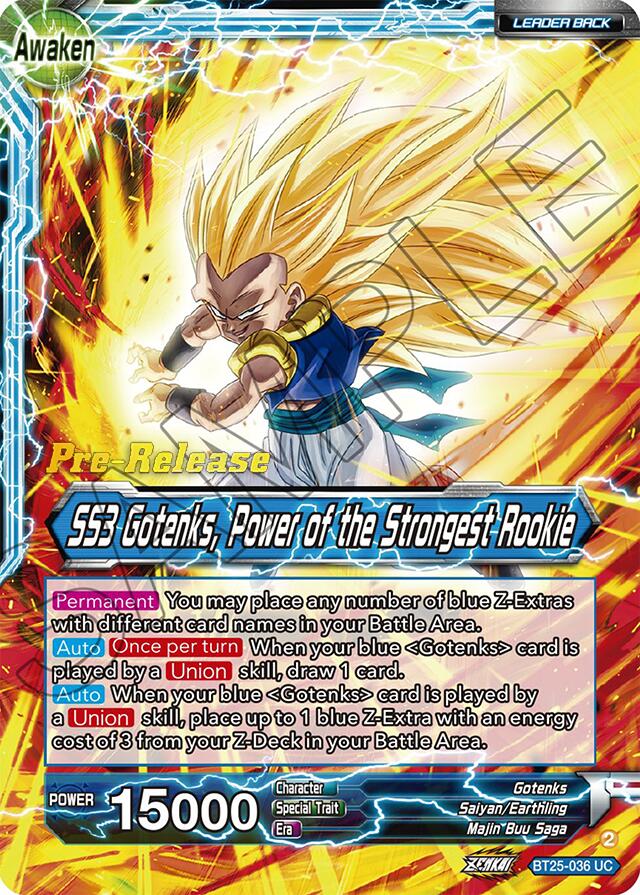 Gotenks // SS3 Gotenks, Power of the Strongest Rookie (BT25-036) [Legend of the Dragon Balls Prerelease Promos] | Devastation Store