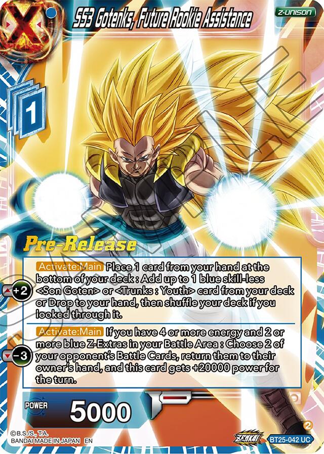 SS3 Gotenks, Future Rookie Assistance (BT25-042) [Legend of the Dragon Balls Prerelease Promos] | Devastation Store