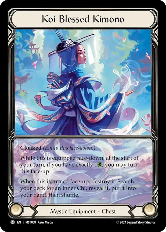 Koi Blessed Kimono (Extended Art) [MST068] (Part the Mistveil)  Cold Foil | Devastation Store