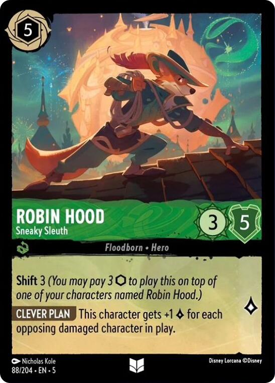 Robin Hood - Sneaky Sleuth (88/204) [Shimmering Skies] | Devastation Store