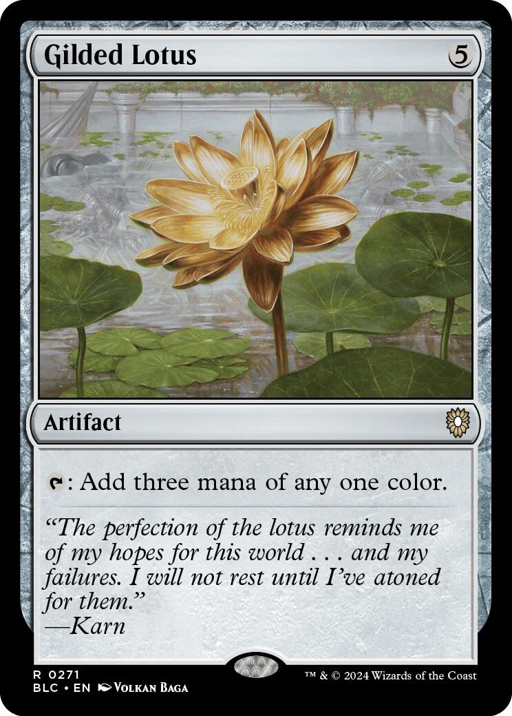 Gilded Lotus [Bloomburrow Commander] | Devastation Store