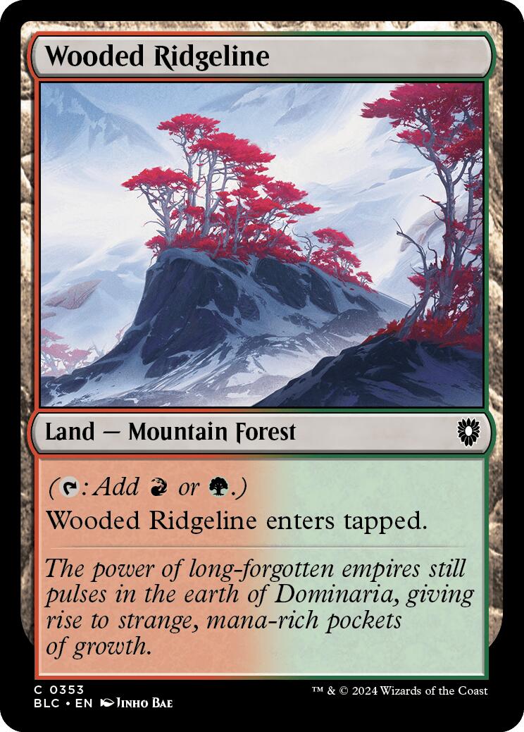 Wooded Ridgeline [Bloomburrow Commander] | Devastation Store