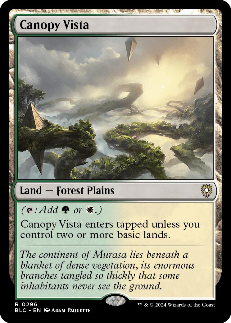 Canopy Vista [Bloomburrow Commander] | Devastation Store