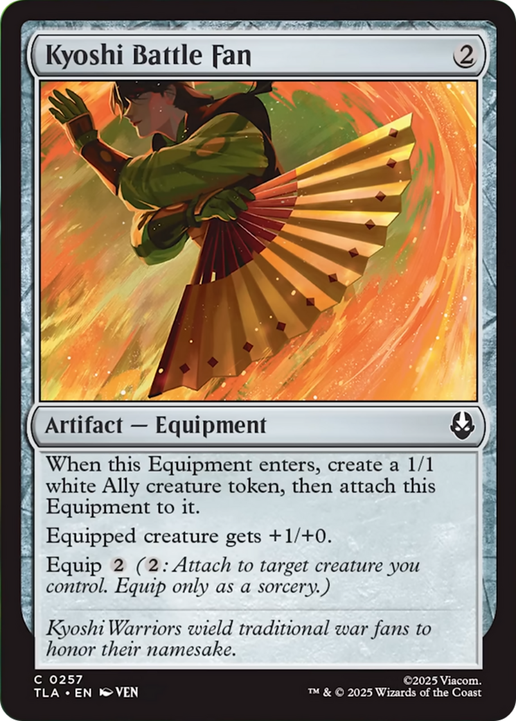 Kyoshi Battle Fan [Avatar: The Last Airbender] | Devastation Store