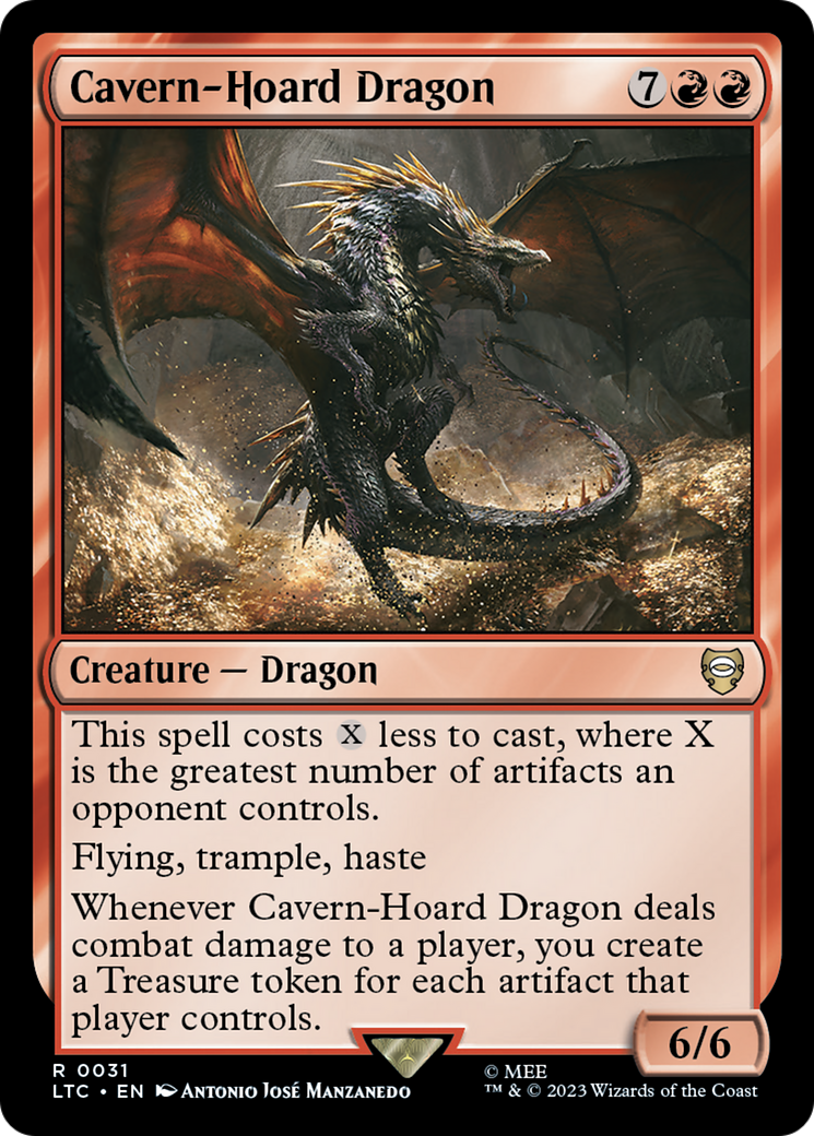 Cavern-Hoard Dragon [The Lord of the Rings: Tales of Middle-Earth Commander] | Devastation Store