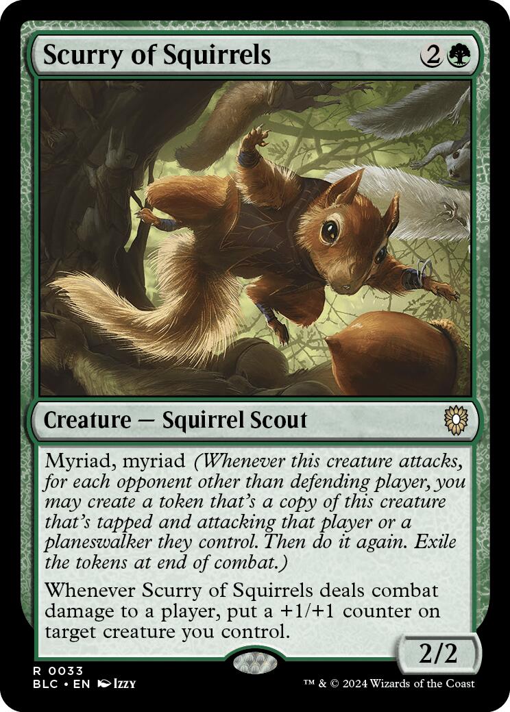 Scurry of Squirrels [Bloomburrow Commander] | Devastation Store