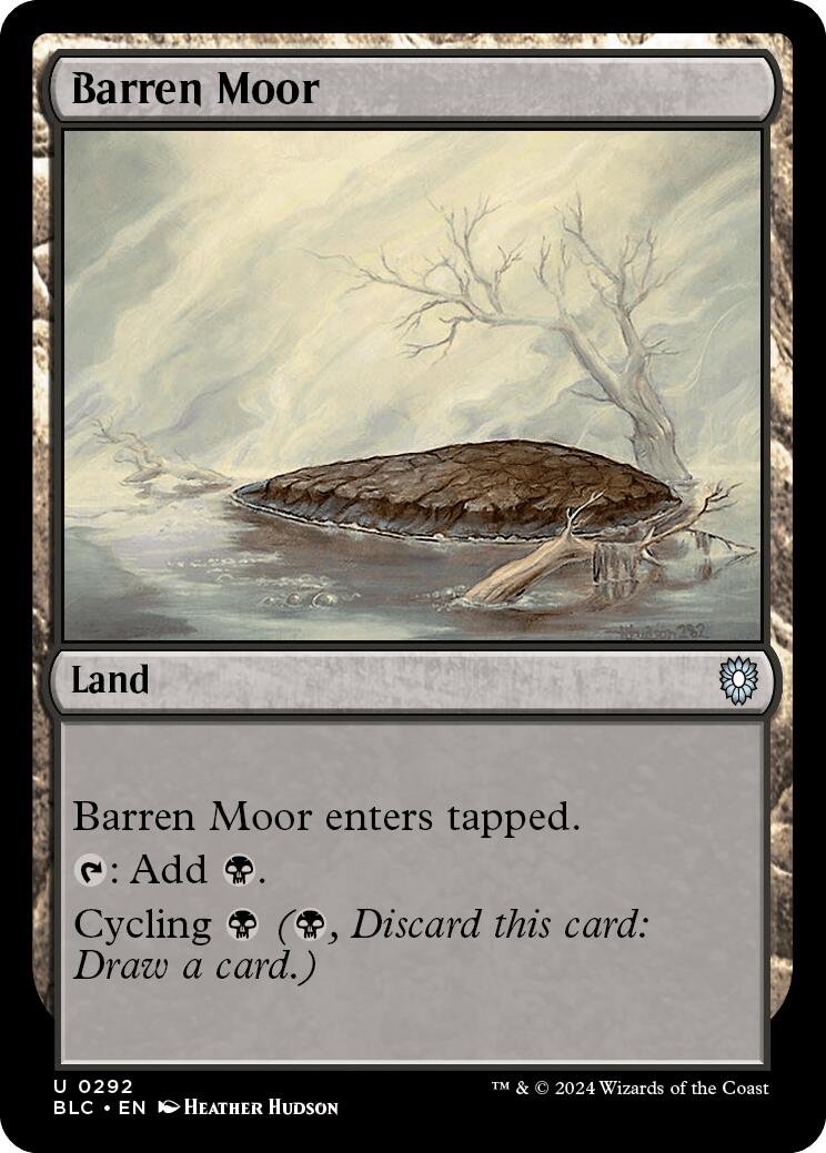 Barren Moor [Bloomburrow Commander] | Devastation Store