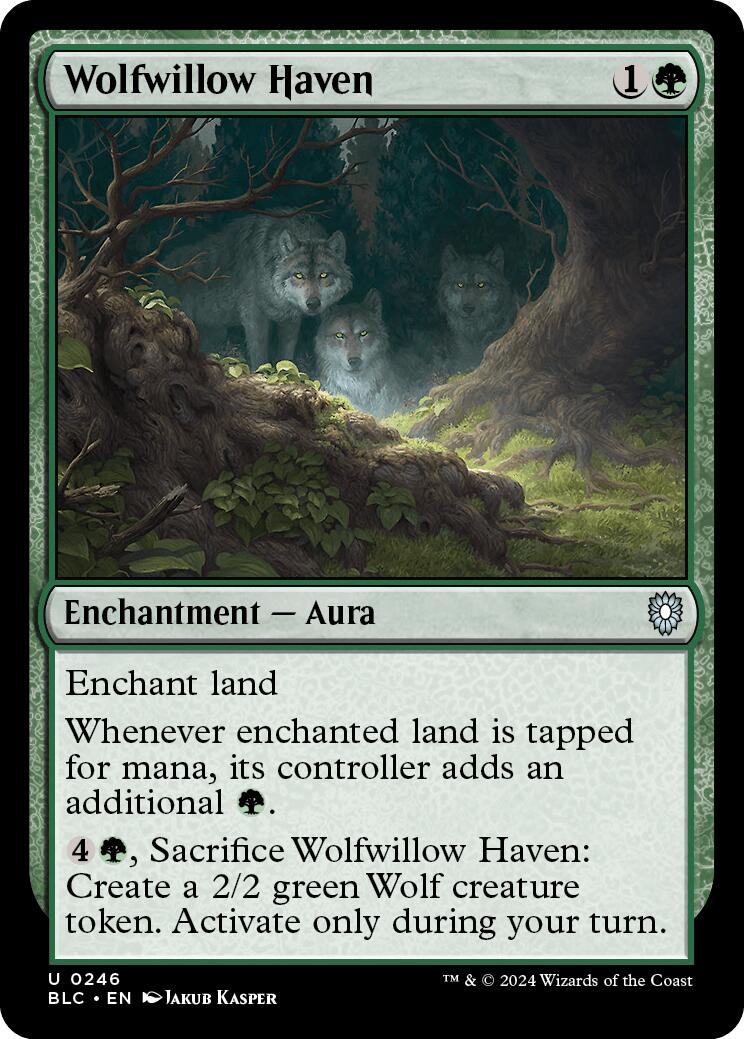 Wolfwillow Haven [Bloomburrow Commander] | Devastation Store