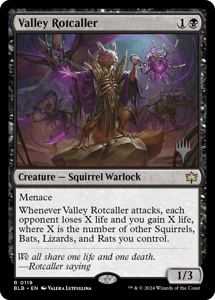 Valley Rotcaller (Promo Pack) [Bloomburrow Promos] | Devastation Store