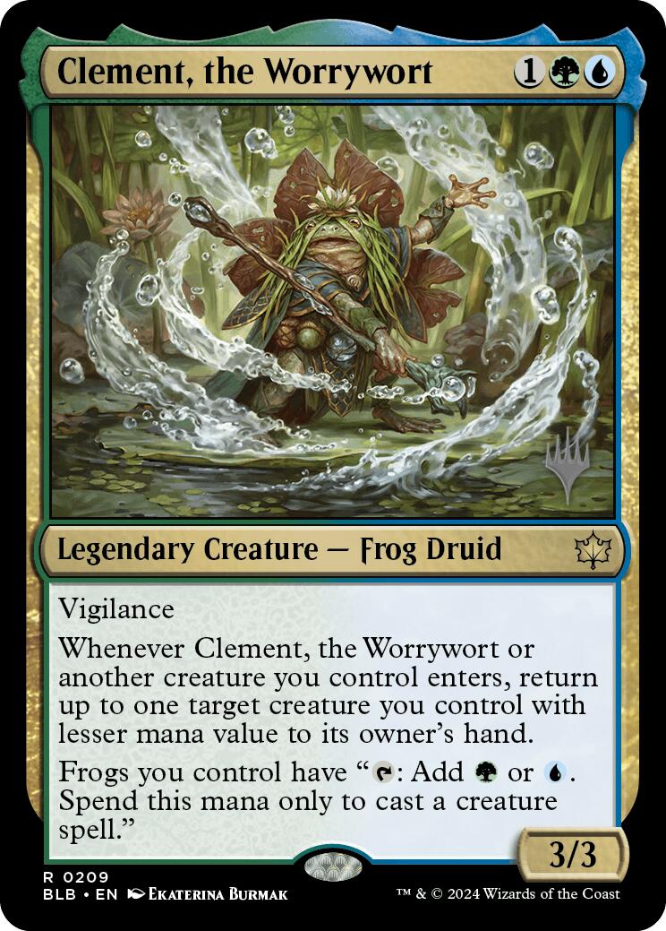 Clement, the Worrywort (Promo Pack) [Bloomburrow Promos] | Devastation Store