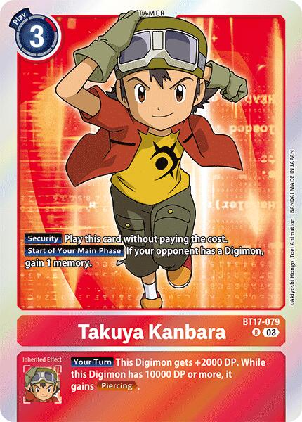 Takuya Kanbara [BT17-079] [Secret Crisis] | Devastation Store