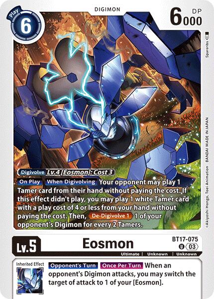 Eosmon [BT17-075] - BT17-075 [Secret Crisis] | Devastation Store