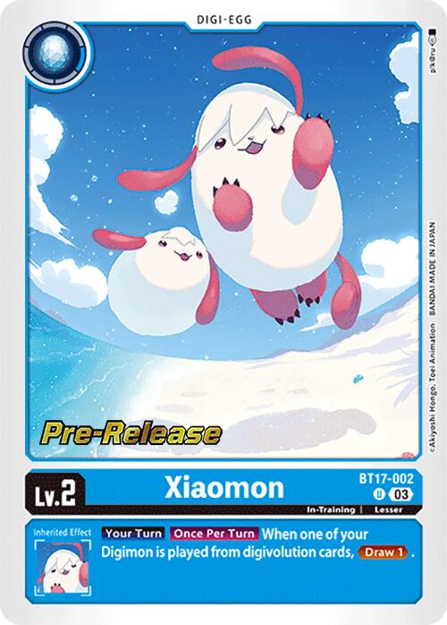 Xiaomon [BT17-002] [Secret Crisis Pre-Release Cards] | Devastation Store