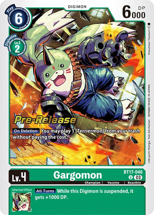 Gargomon [BT17-046] [Secret Crisis Pre-Release Cards] | Devastation Store