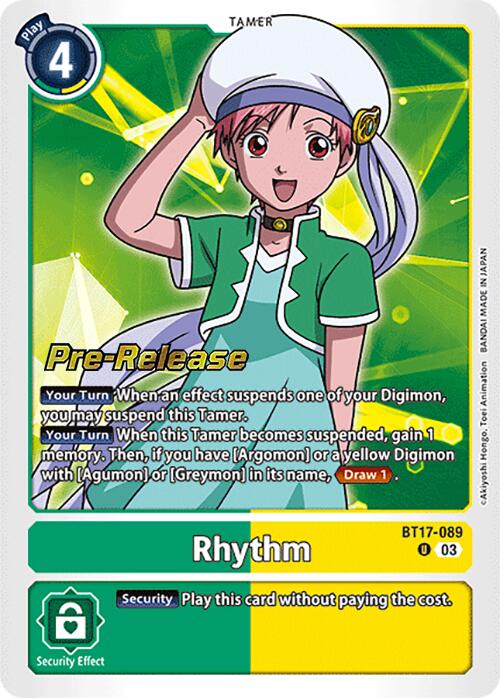 Rhythm [BT17-089] [Secret Crisis Pre-Release Cards] | Devastation Store