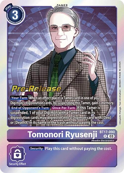 Tomonori Ryusenji [BT17-090] [Secret Crisis Pre-Release Cards] | Devastation Store