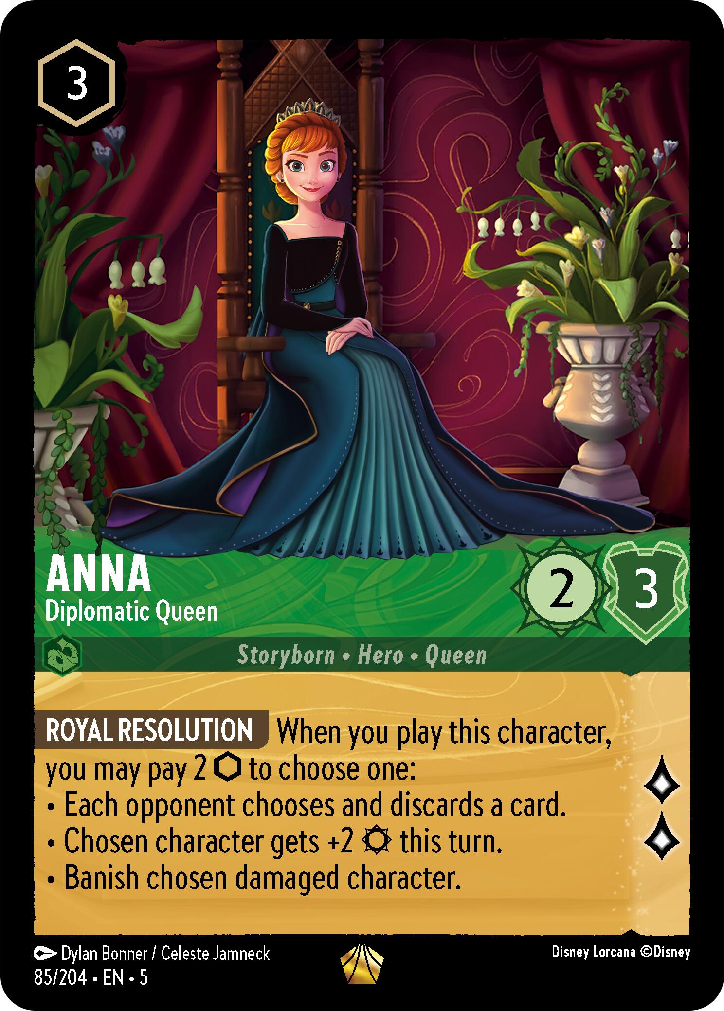 Anna - Diplomatic Queen (85/204) [Shimmering Skies] | Devastation Store