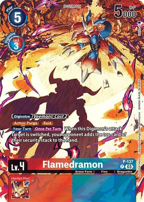 Flamedramon [P-137] (Update Pack 2024) [Secret Crisis] | Devastation Store