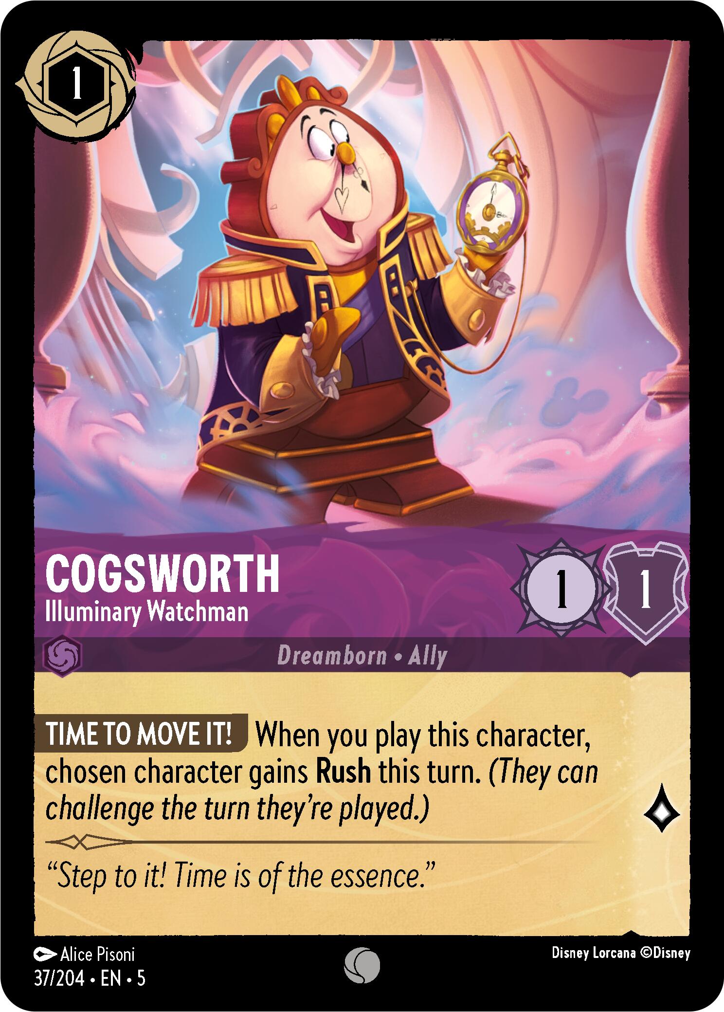 Cogsworth - Illuminary Watchman (37/204) [Shimmering Skies] | Devastation Store