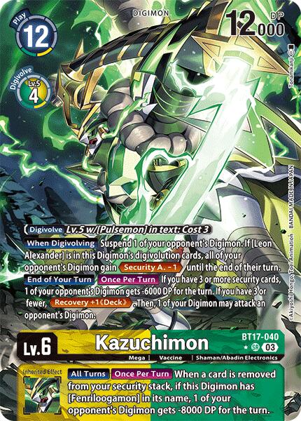 Kazuchimon [BT17-040] (Alternate Art) [Secret Crisis] | Devastation Store