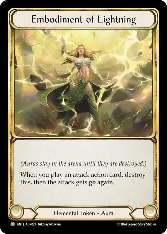 Embodiment of Lightning [AUR027] (1st Strike) | Devastation Store