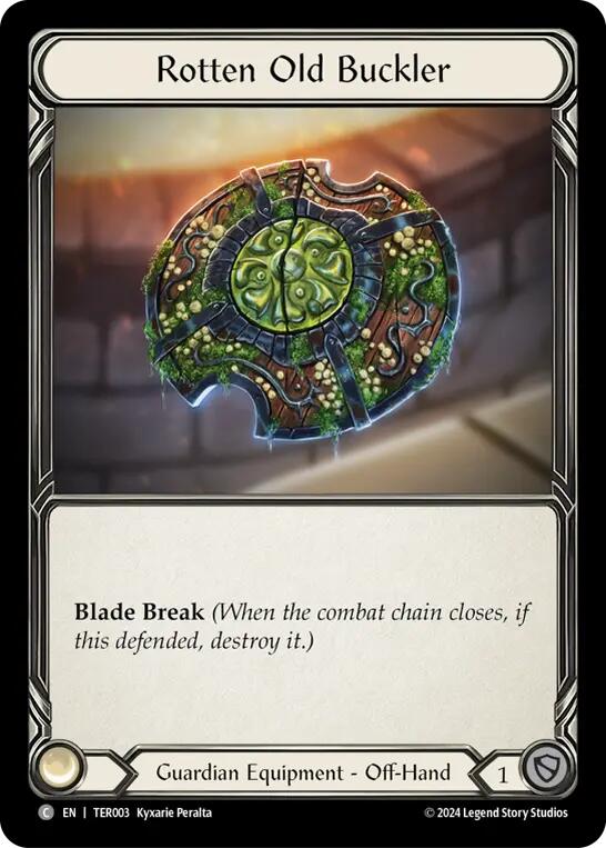 Rotten Old Buckler [TER003] (1st Strike) | Devastation Store