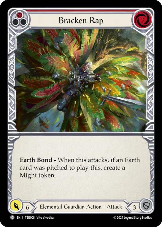 Bracken Rap (Red) [TER008] (1st Strike) | Devastation Store