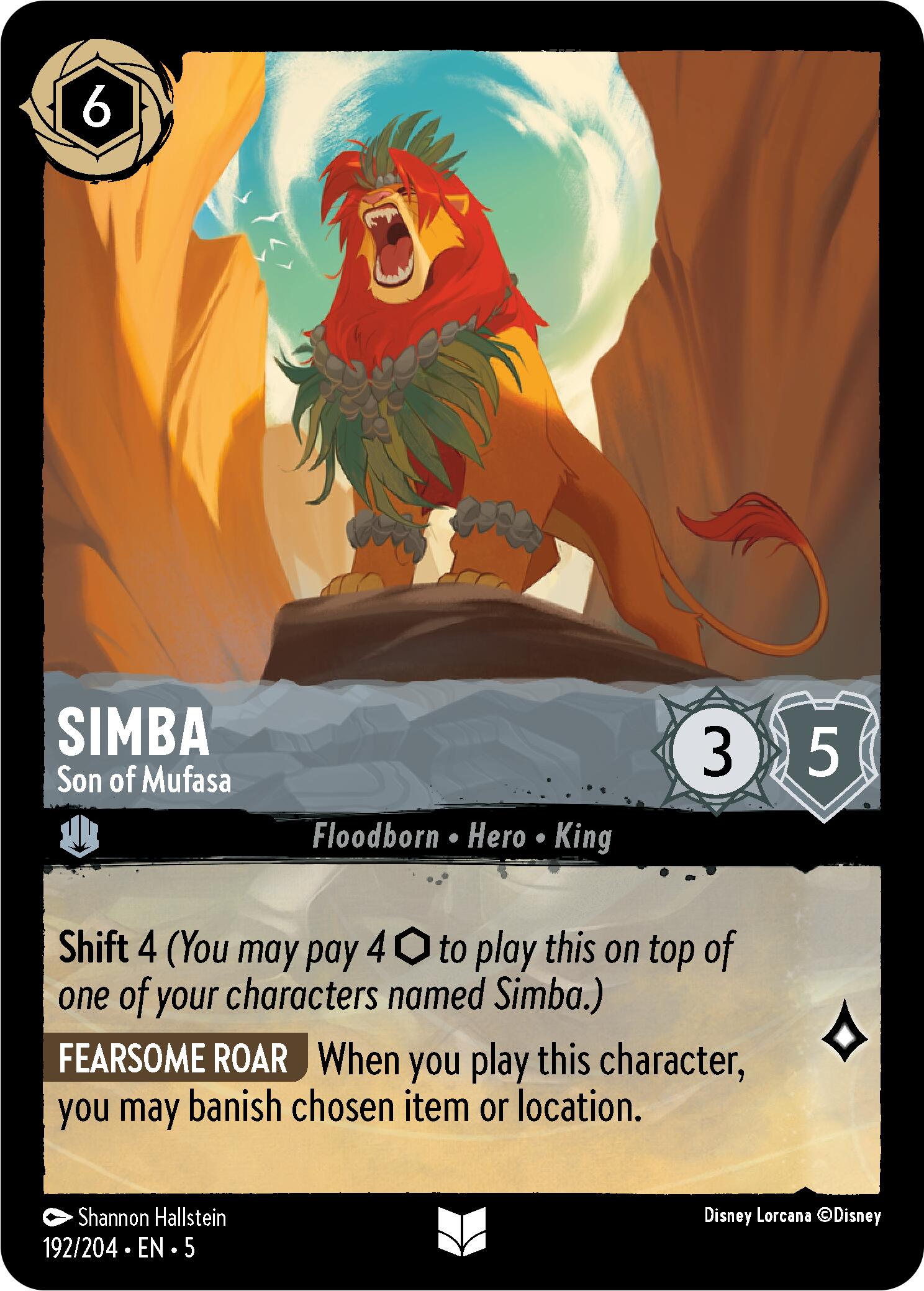 Simba - Son of Mufasa (192/204) [Shimmering Skies] | Devastation Store