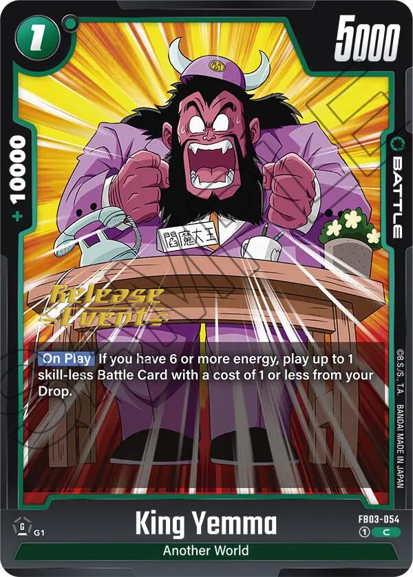 King Yemma [Raging Roar Release Event Cards] | Devastation Store