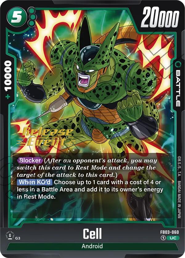 Cell (FB03-060) [Raging Roar Release Event Cards] | Devastation Store