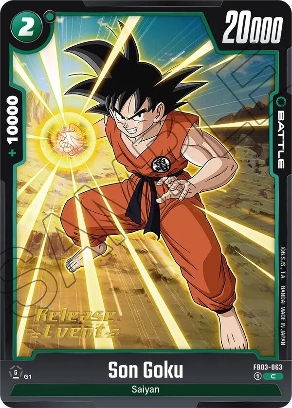 Son Goku (FB03-063) [Raging Roar Release Event Cards] | Devastation Store