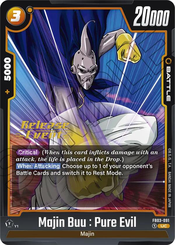 Majin Buu : Pure Evil [Raging Roar Release Event Cards] | Devastation Store