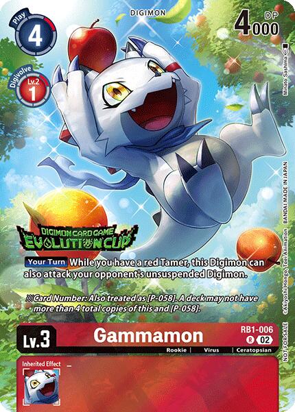 Gammamon [RB1-006] (2024 Evolution Cup) [Resurgence Booster] | Devastation Store