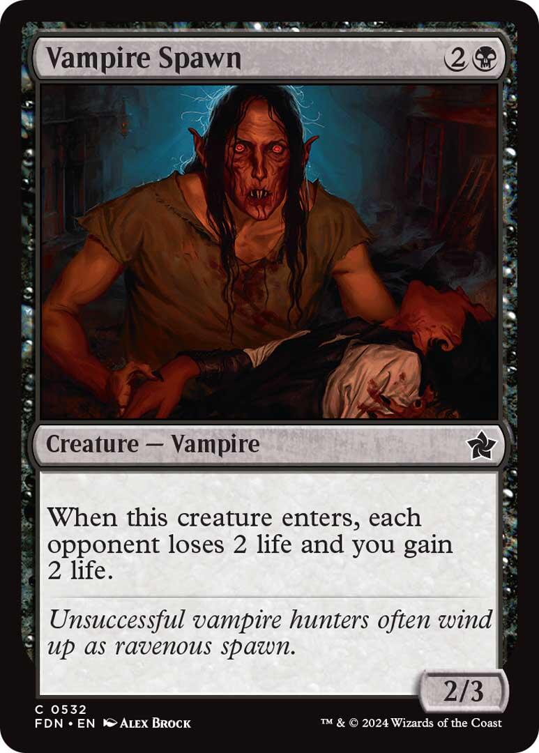 Vampires Deck Theme Card [Foundations] | Devastation Store