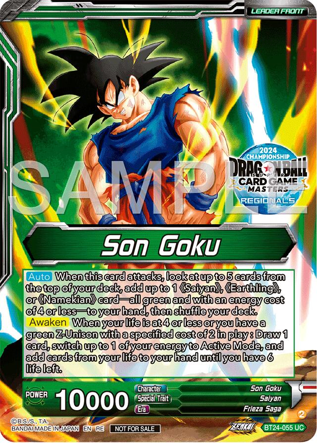 Son Goku // SS Son Goku, Beginning of a Legend (BT24-055) [Promotion Cards] | Devastation Store