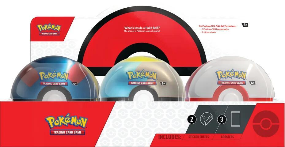Poke Ball Tin Display (Winter 2024) | Devastation Store