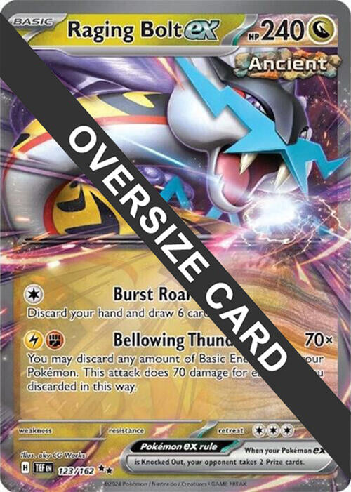 Raging Bolt ex (123) (Jumbo Card) [Scarlet & Violet: Temporal Forces] | Devastation Store