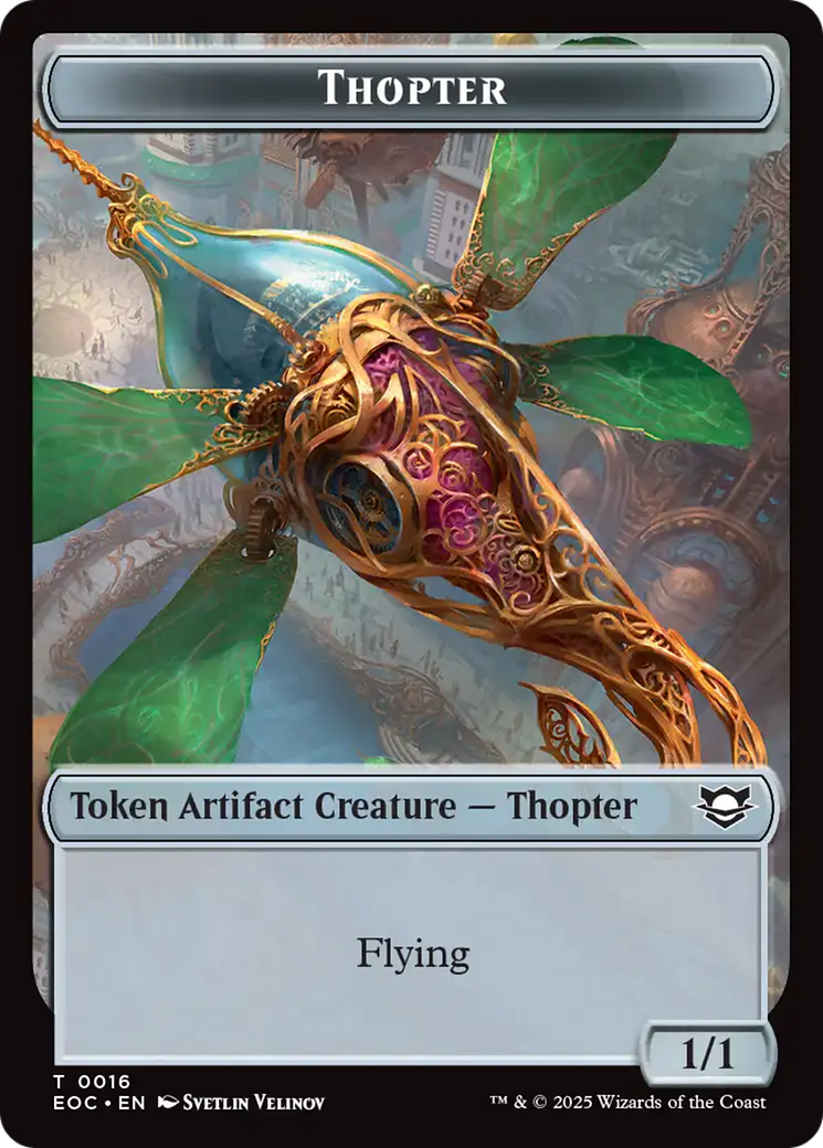 Thopter // Gnome Double-Sided Token [Edge of Eternities Tokens] | Devastation Store